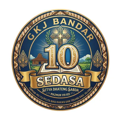 Logo 10 Tahun GKJ Bandar